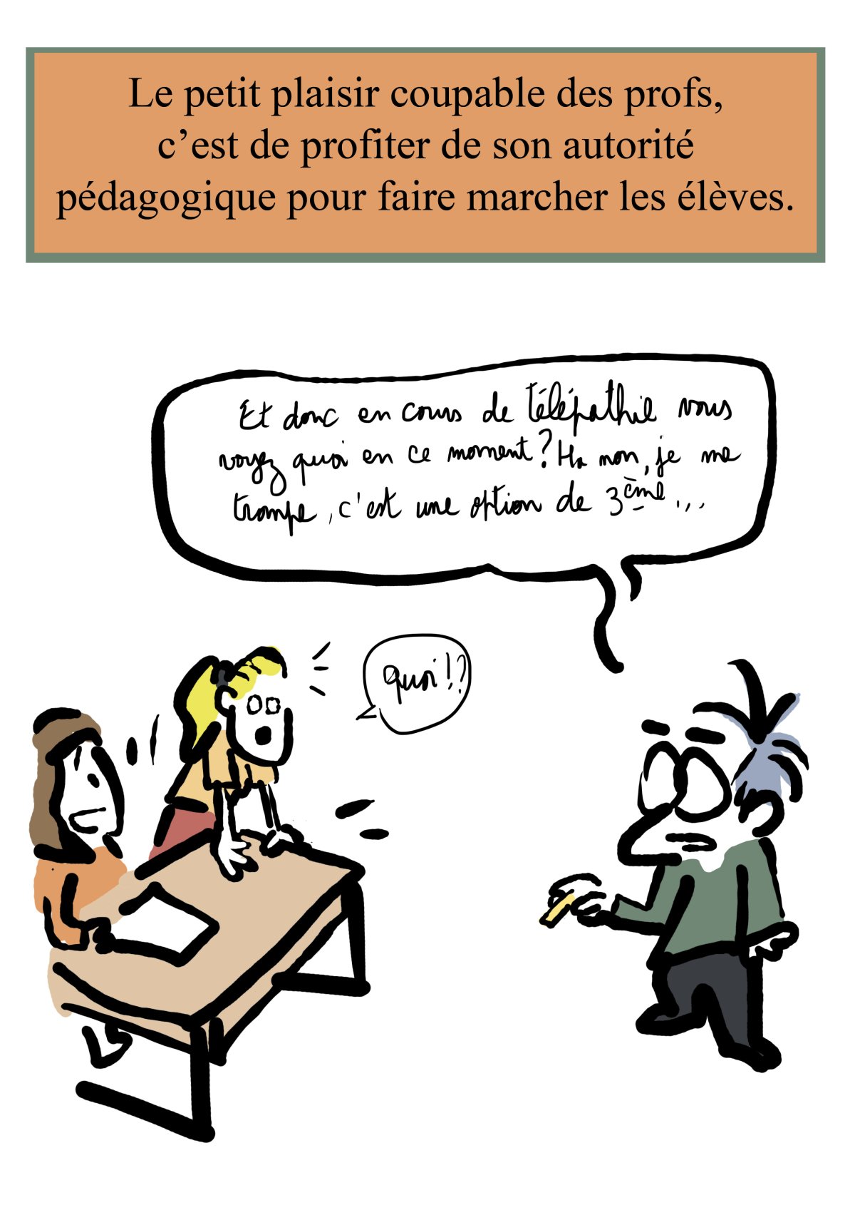- Ma vie de prof (c'est un titre de merde, on est d'accord)- page 146