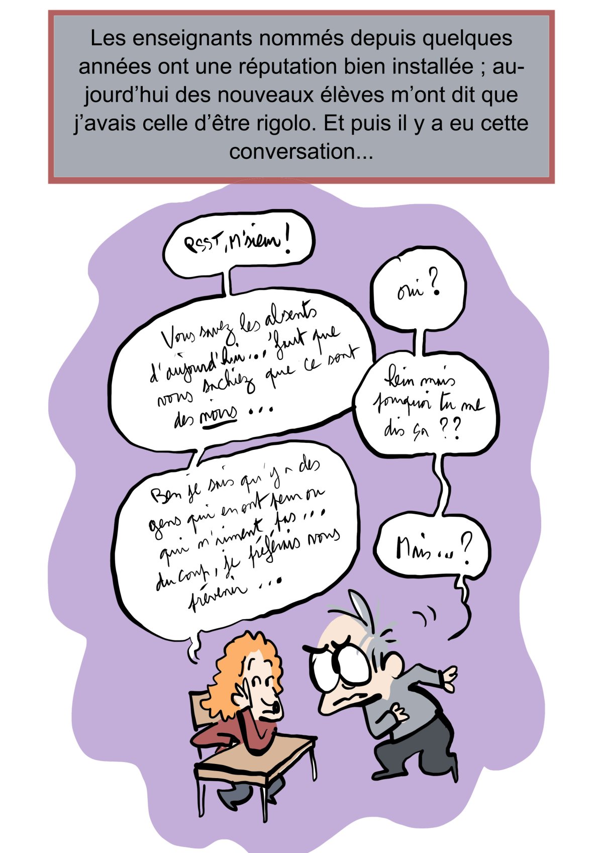 - Ma vie de prof (c'est un titre de merde, on est d'accord)- page 517