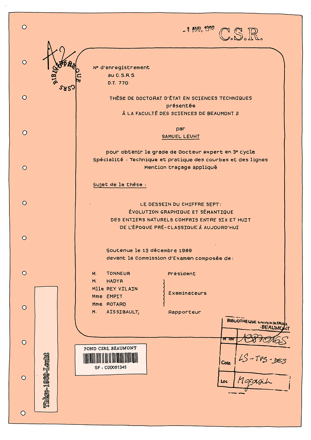 - Le dessein du chiffre sept- page 12