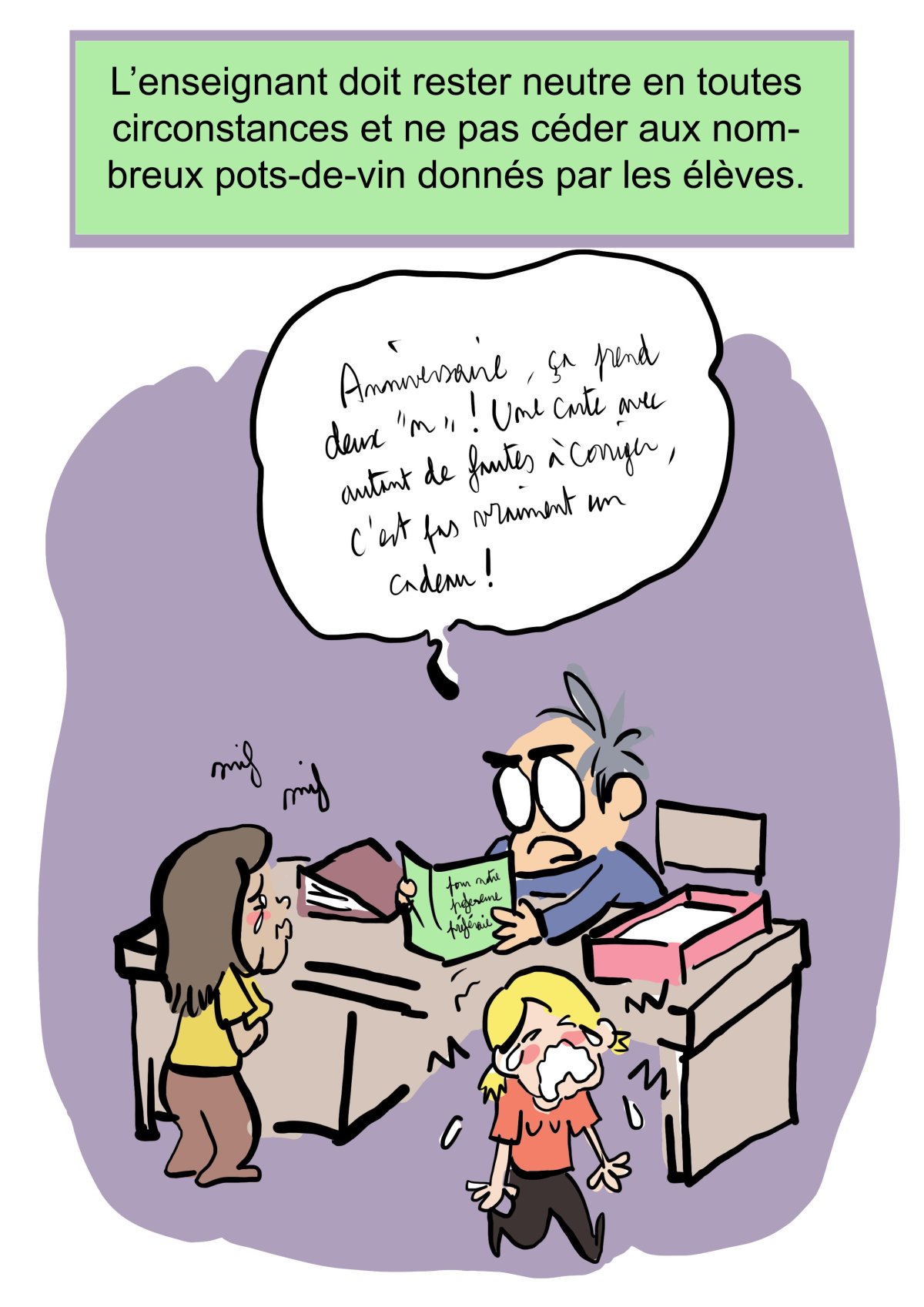 - Ma vie de prof (c'est un titre de merde, on est d'accord)- page 422