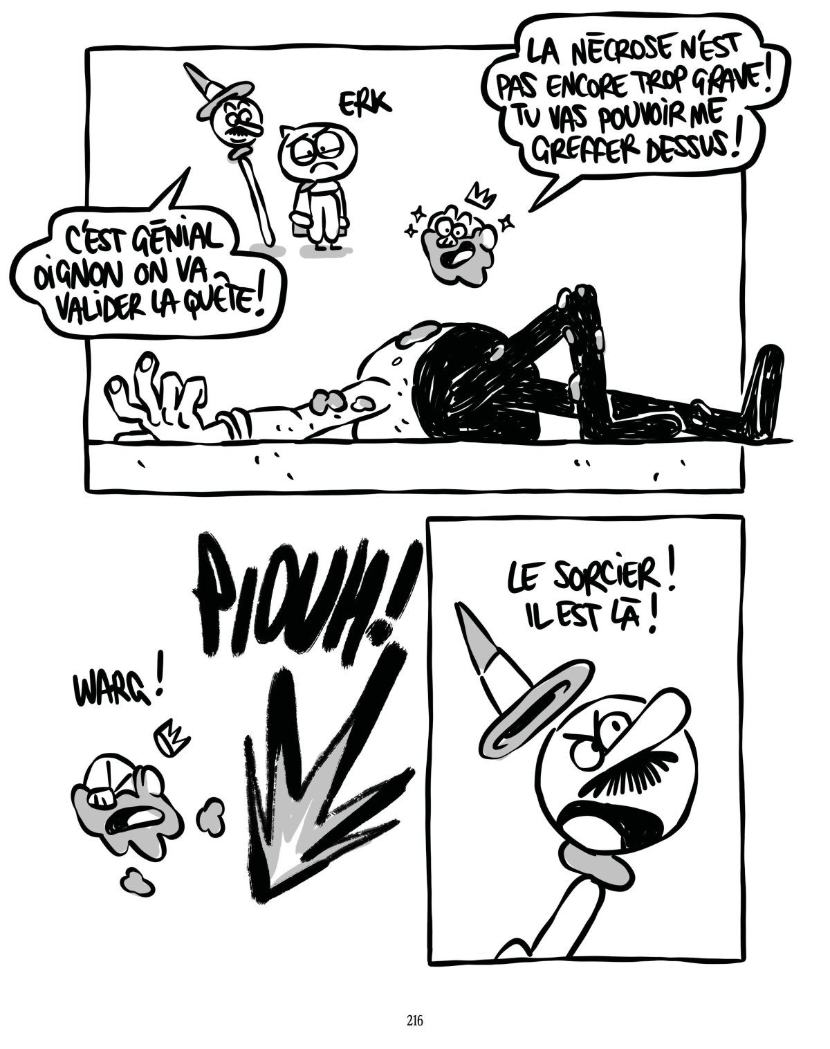 - Oignon, Mage Niveau 1 (dark fantasy)- page 216