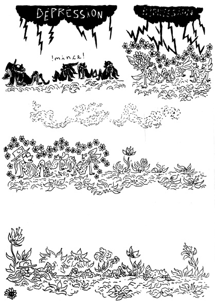 - La bonhommie de l'homme fleur- page 11