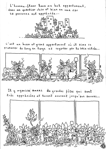 - La bonhommie de l'homme fleur- page 12