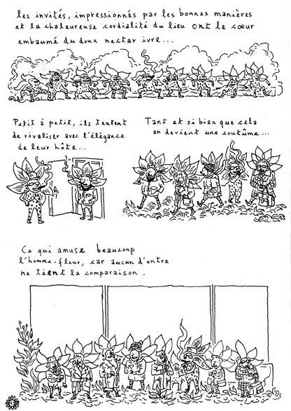 - La bonhommie de l'homme fleur- page 13