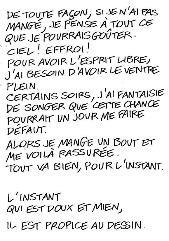 - La terre est meuble, mais ton corps est ferme.- page 10