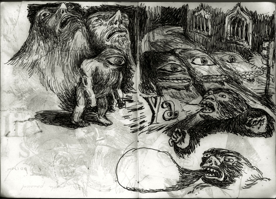 - Her Third Eye Sketchbook- page 8