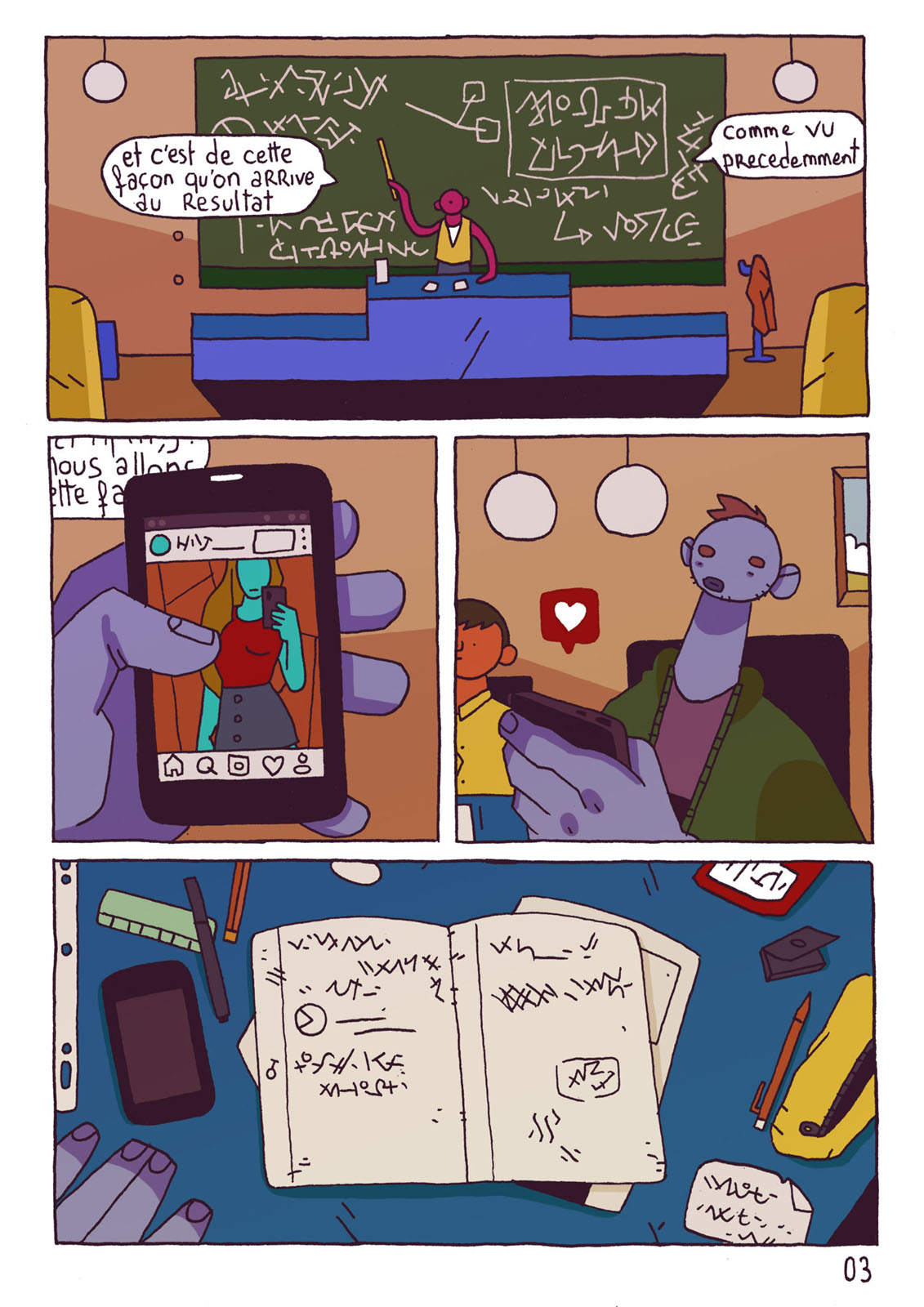 - Une Fille Dans le Bus- page 3