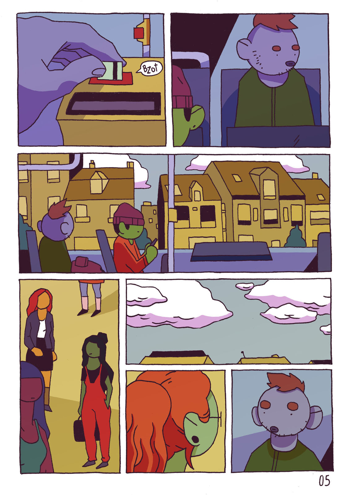 - Une Fille Dans le Bus- page 5