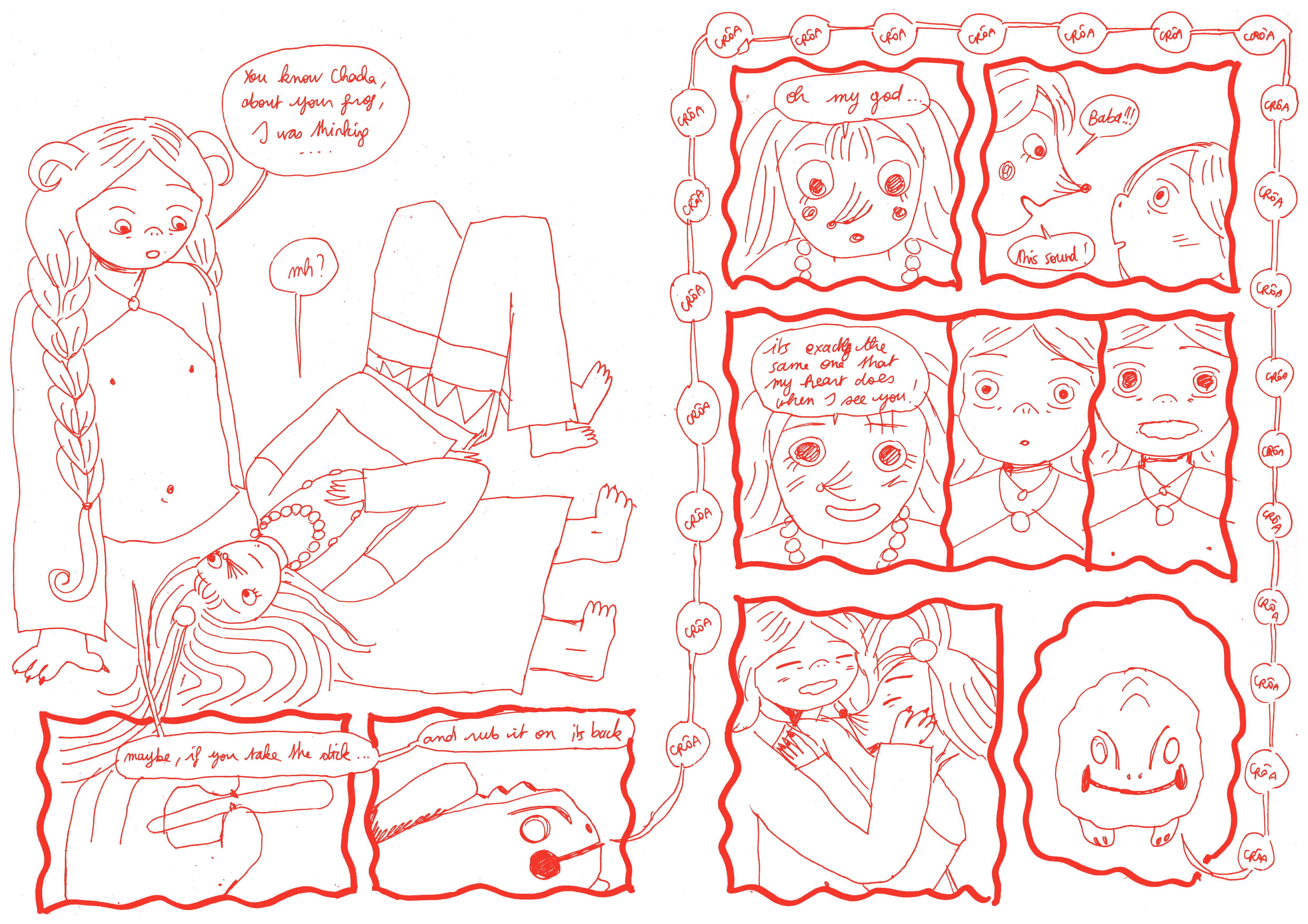 - Chacha, Baba and the mysterious frog- page 9