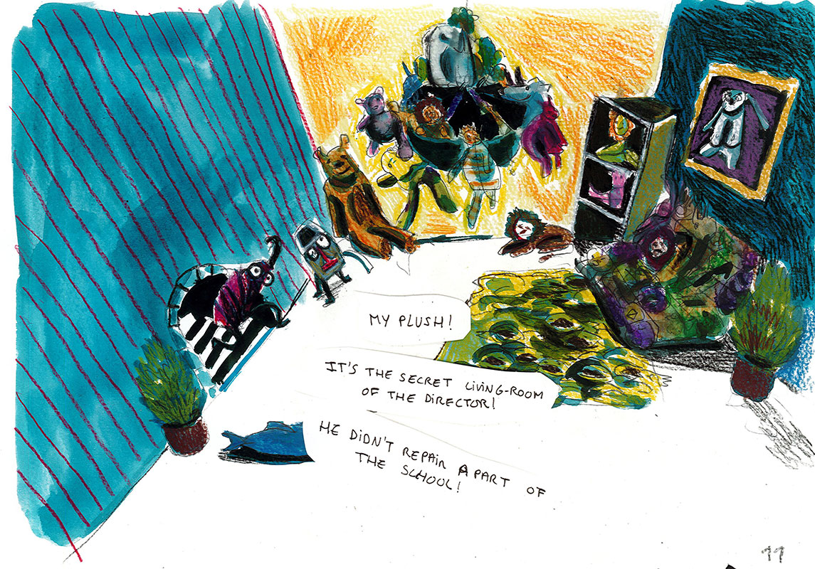 - the secret activity of the headmaster- page 12