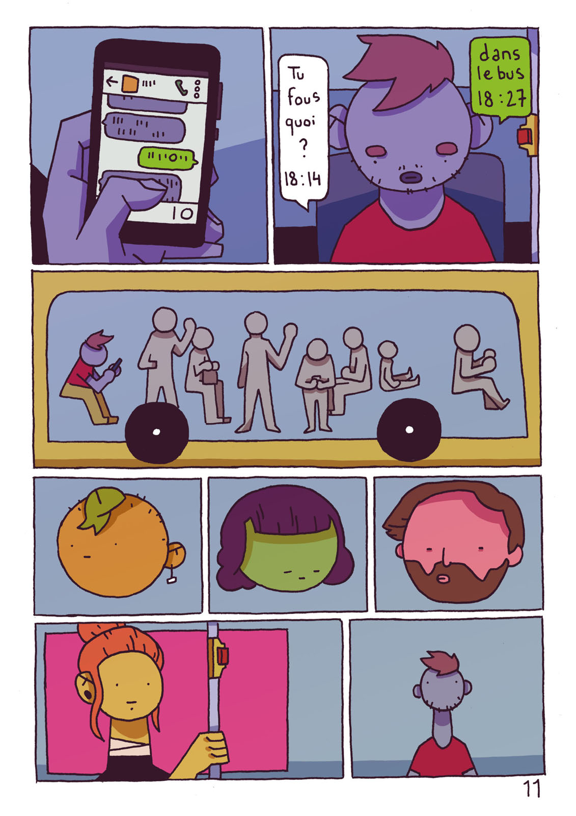 - Une Fille Dans le Bus- page 11