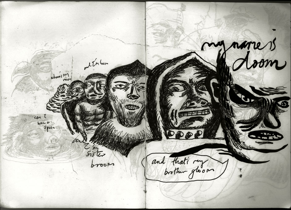 - Her Third Eye Sketchbook- page 14