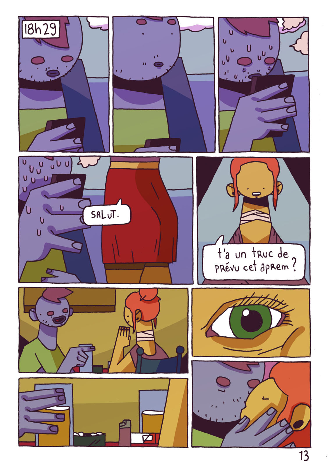 - Une Fille Dans le Bus- page 13