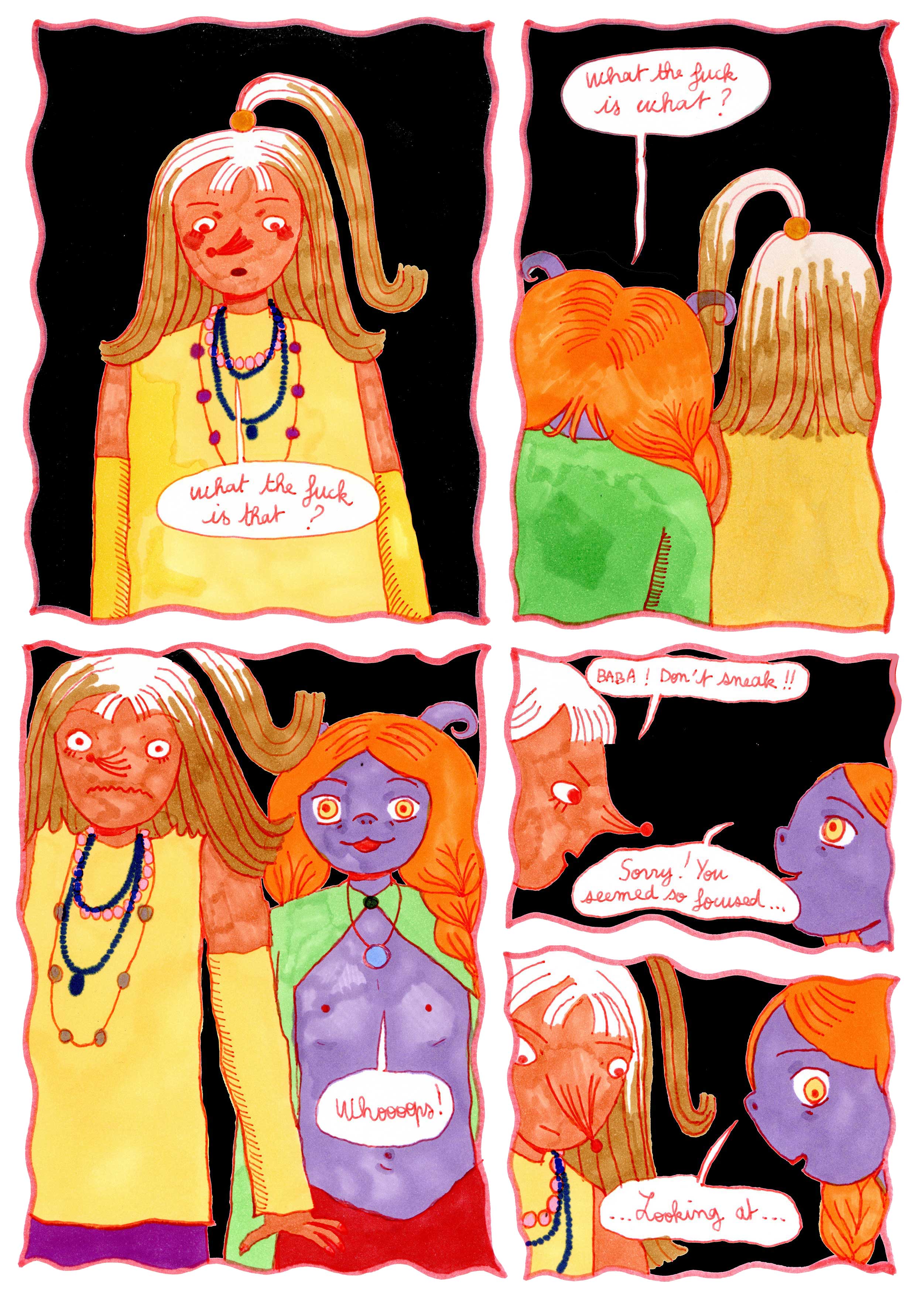 - Chacha, Baba and the mysterious frog- page 2