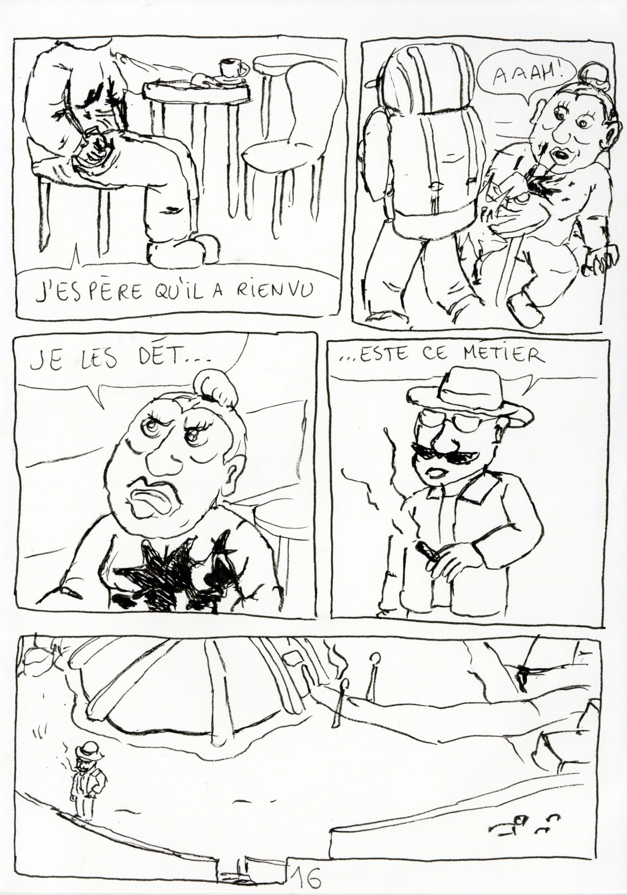 - Merci salaud, pensez à comment détester le plaisir- page 17