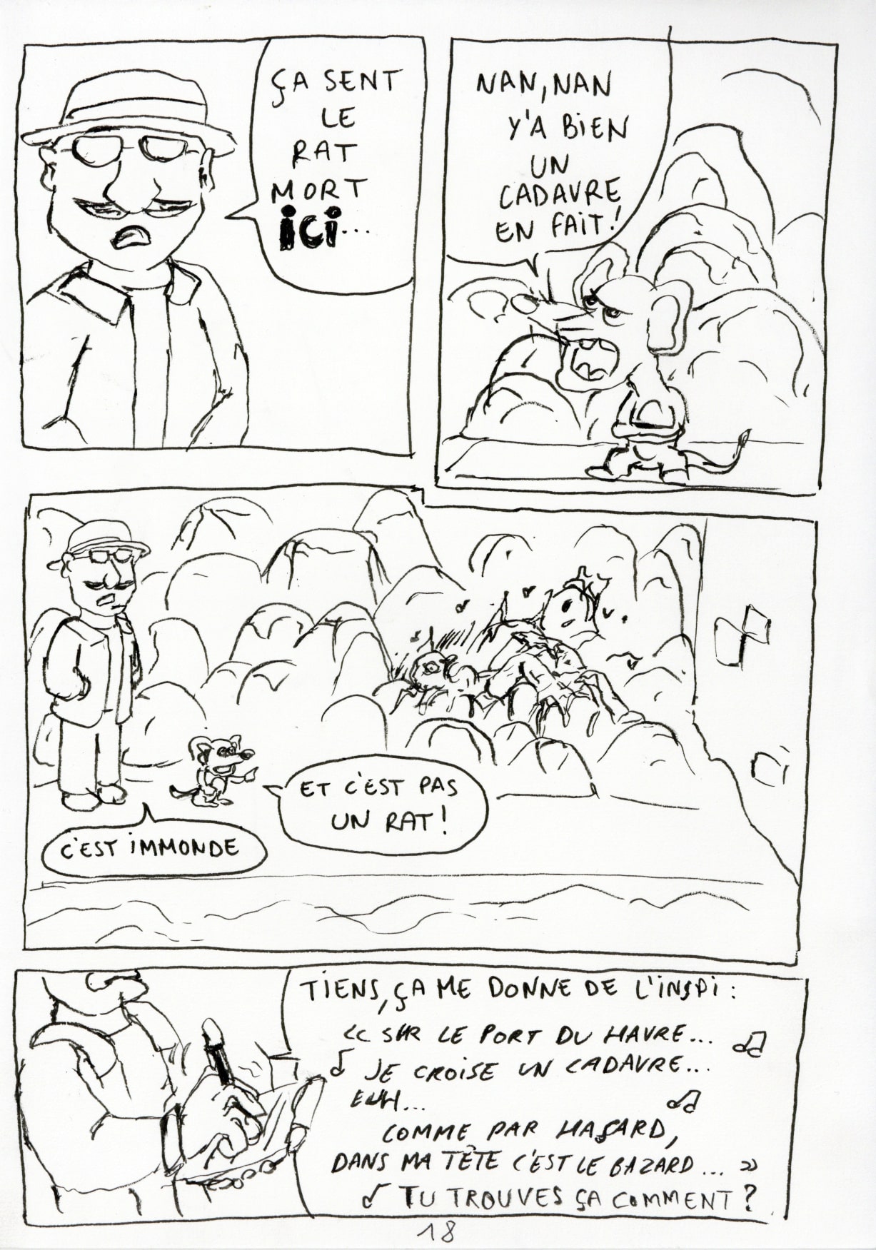 - Merci salaud, pensez à comment détester le plaisir- page 19