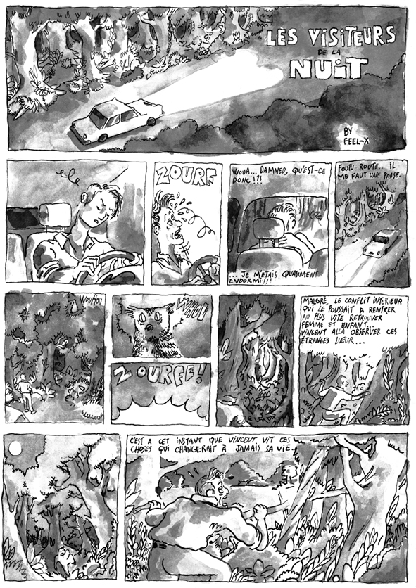 - Les visiteurs de la nuit.- page 1