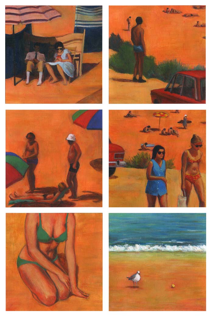 - à la plage- page 14