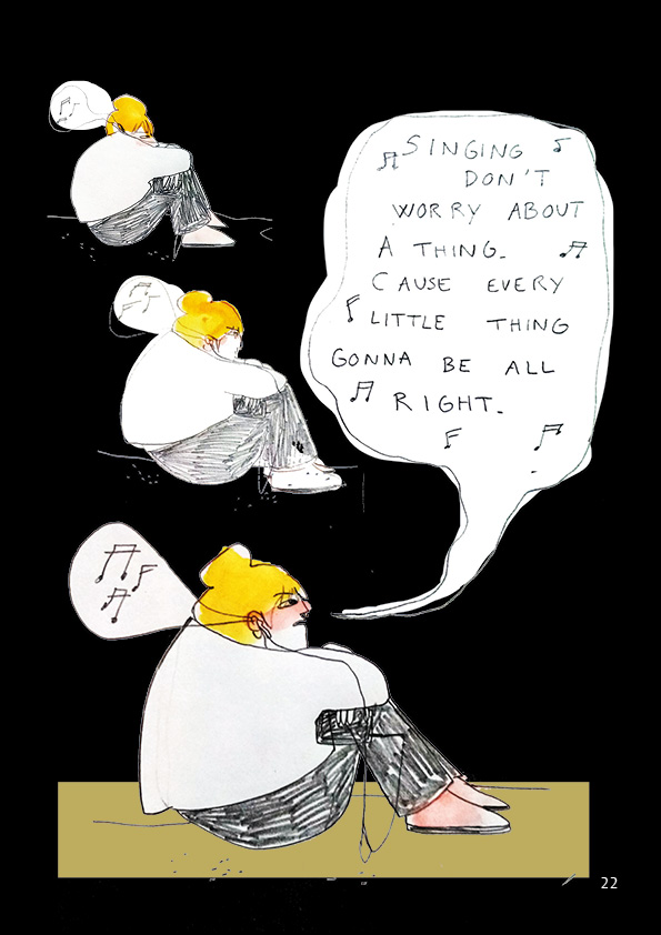 - Singing don't worry- page 22