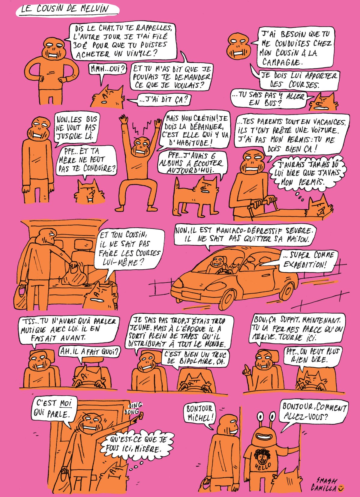 - Melvin et le chat- page 6