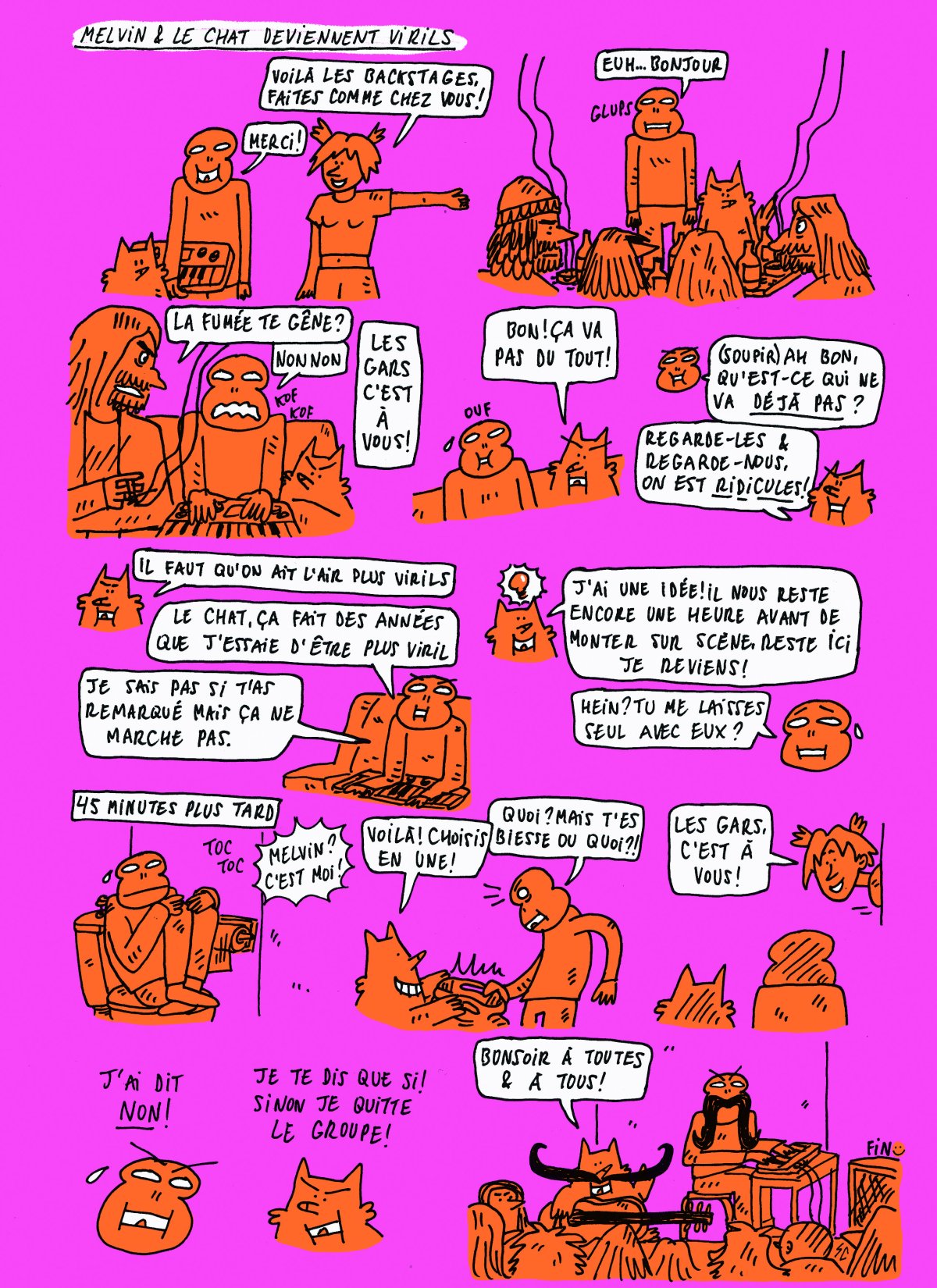 - Melvin et le chat- page 8