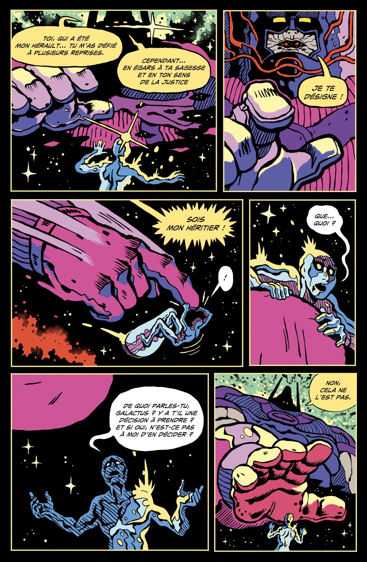 - the Silver Surfer suffers- page 7