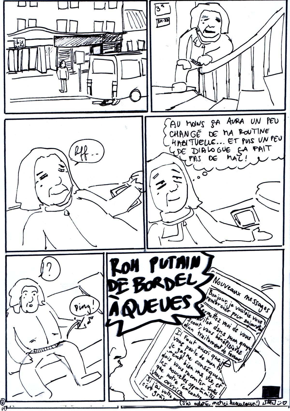 - The story of Denise: Une bande denisée- page 12