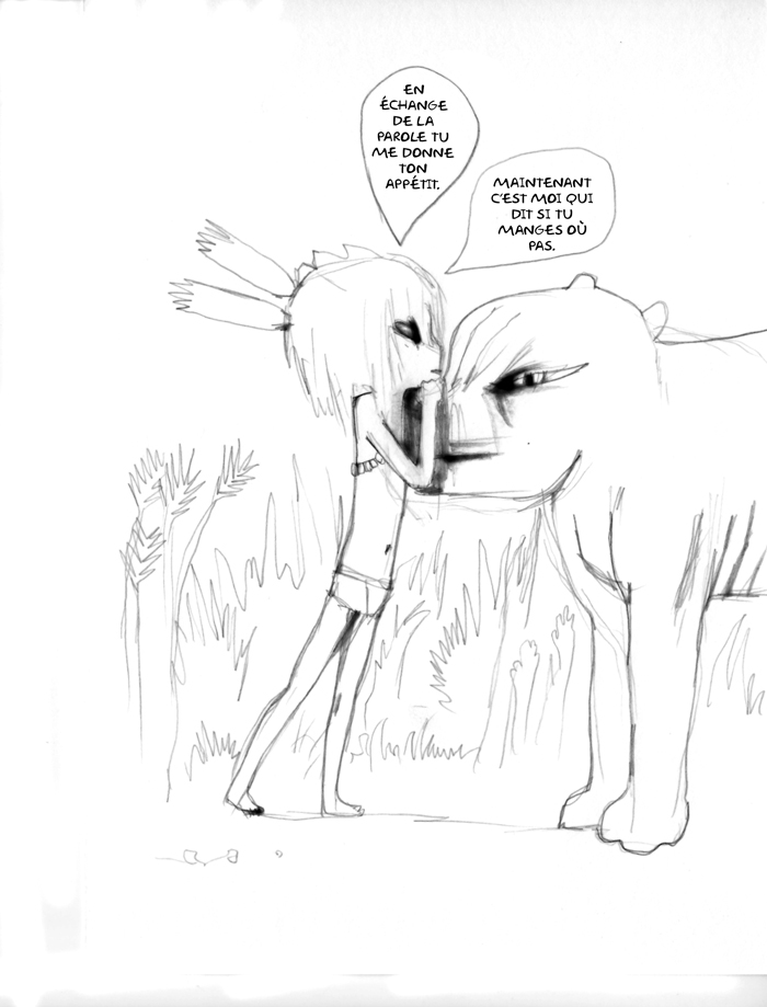 - la Sauvageonne et le fauve- page 9