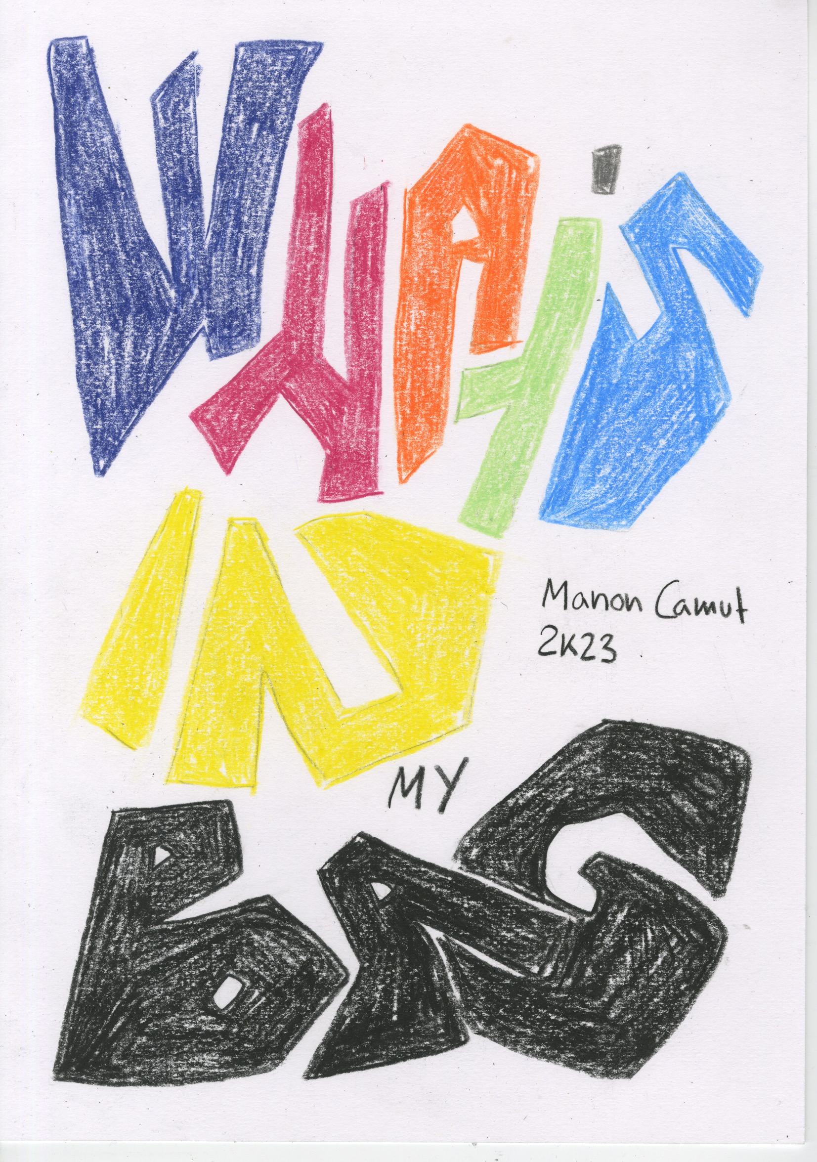 - What's in My Bag- page 1