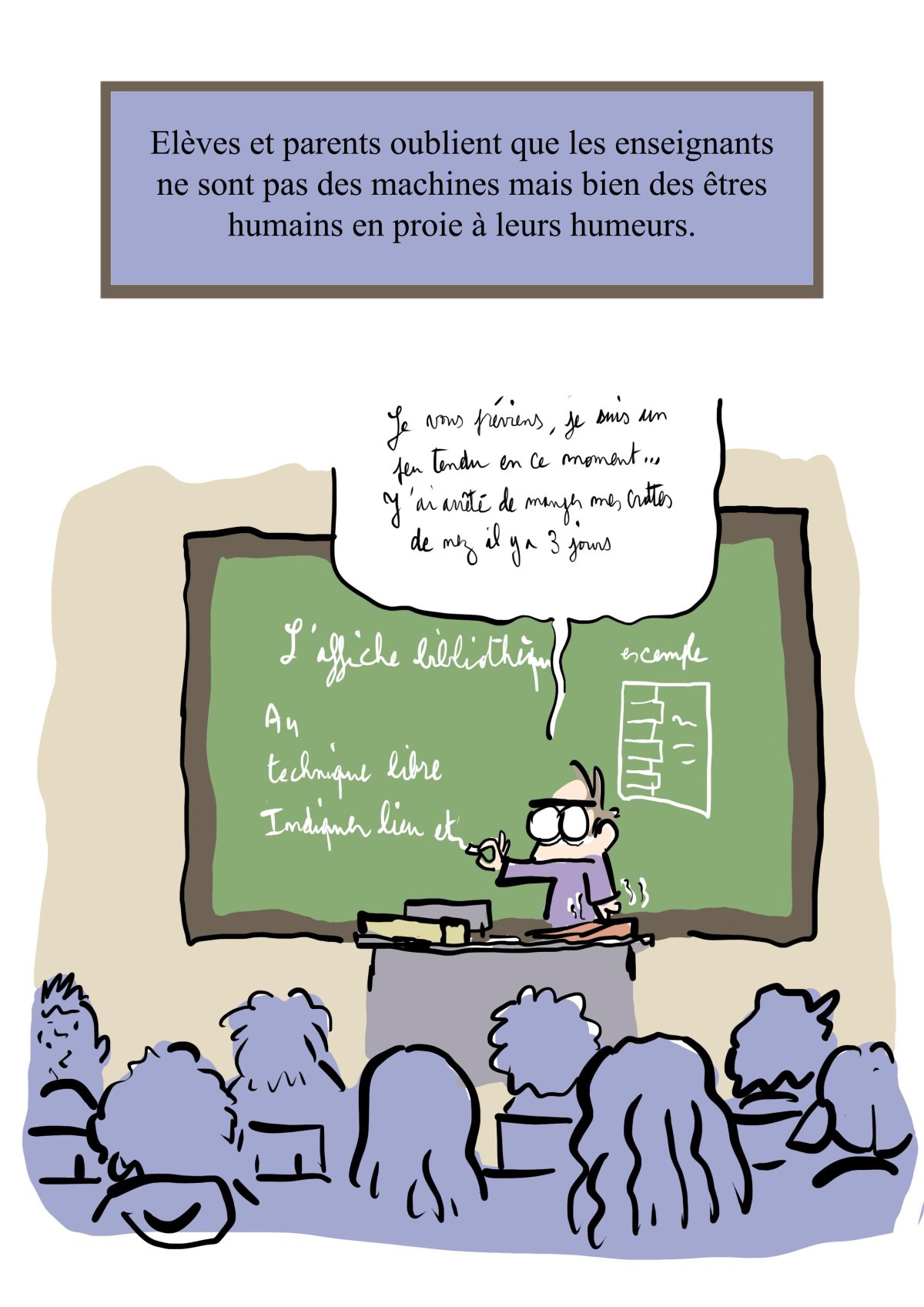 - Ma vie de prof (c'est un titre de merde, on est d'accord)- page 438