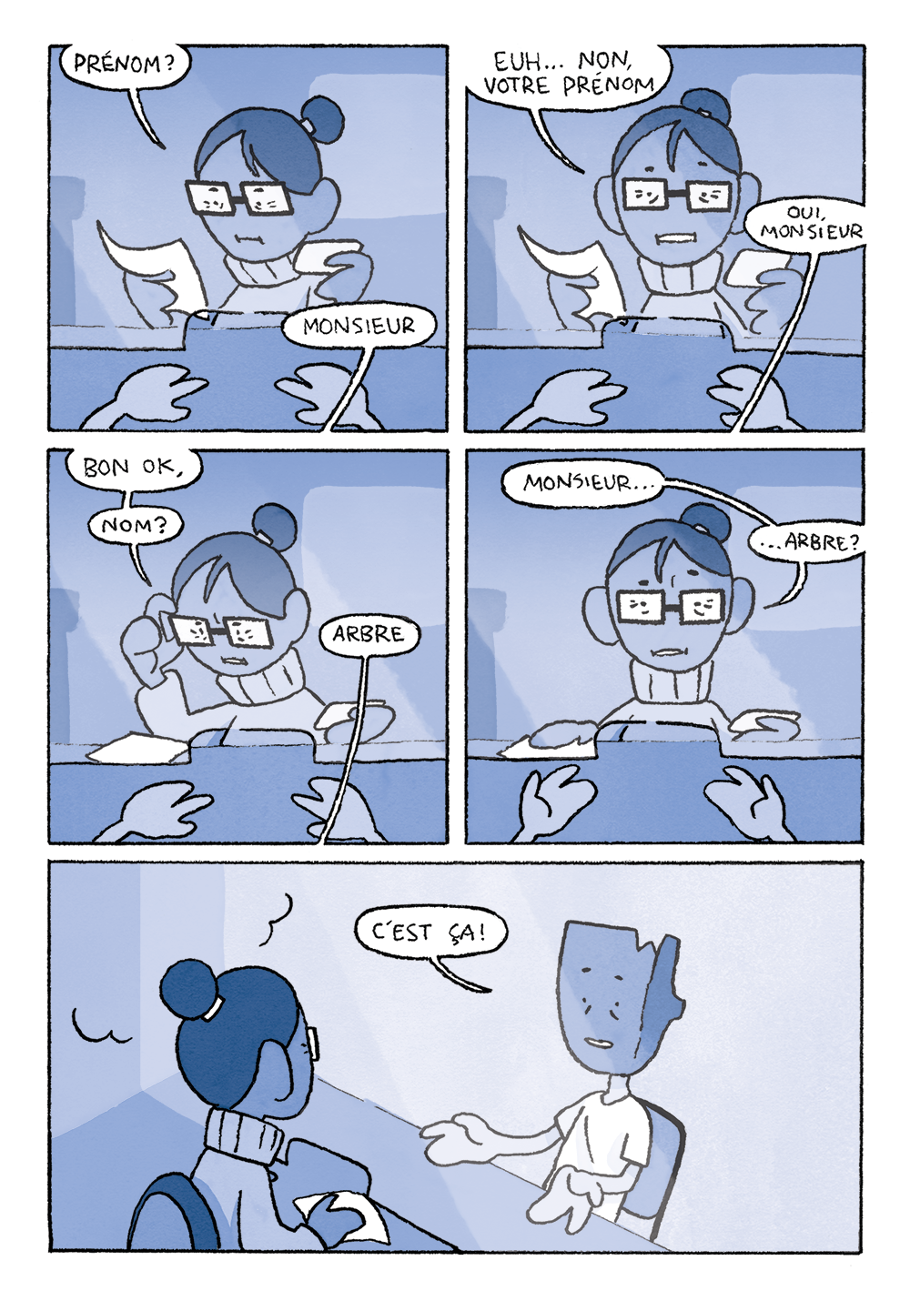 - au revoir monsieur arbre- page 3