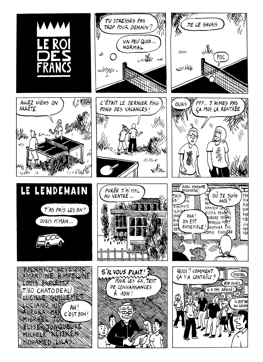 - Le roi des francs- page 1