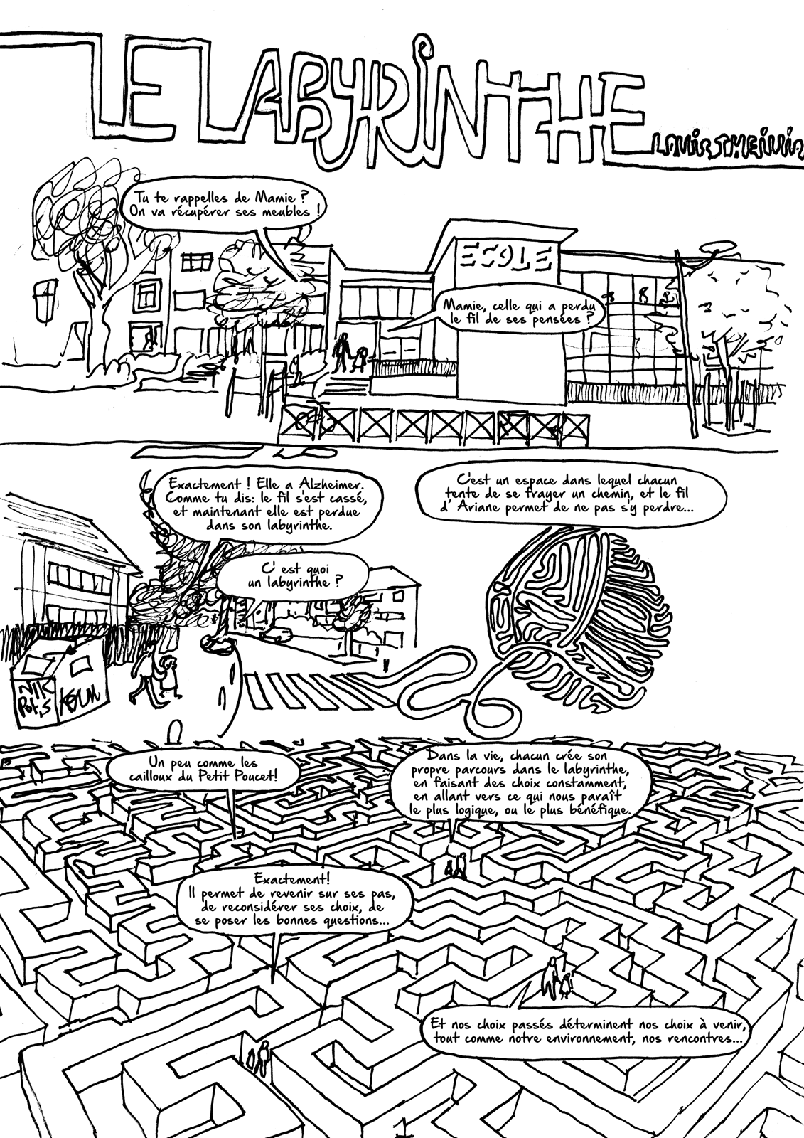 - Le labyrinthe- page 1