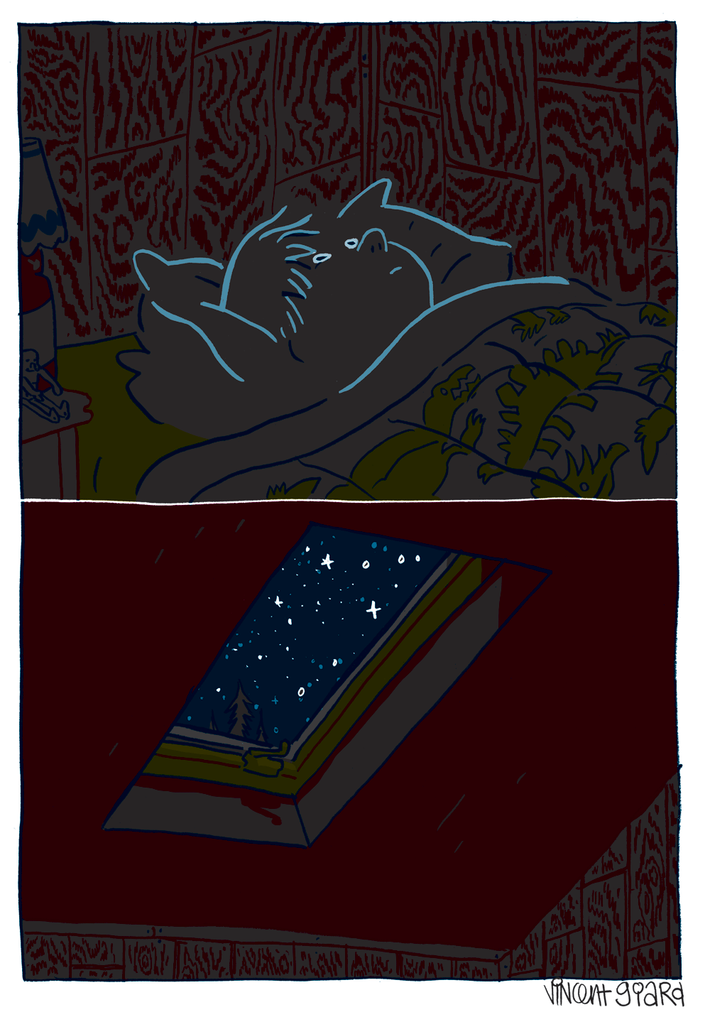 - conflit d'horaire avec un enfant qui habite sur la Lune- page 8