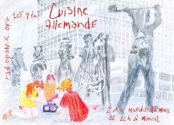 Affiche Cuisine Allemande 2 par 