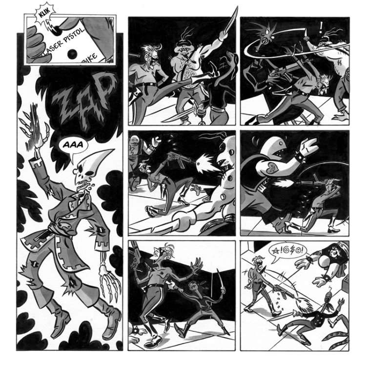 Dan Christensen - AIR MALE, THE INTERGALACTIC MAILMAN VS. THE SPACE PIRATESpage 5